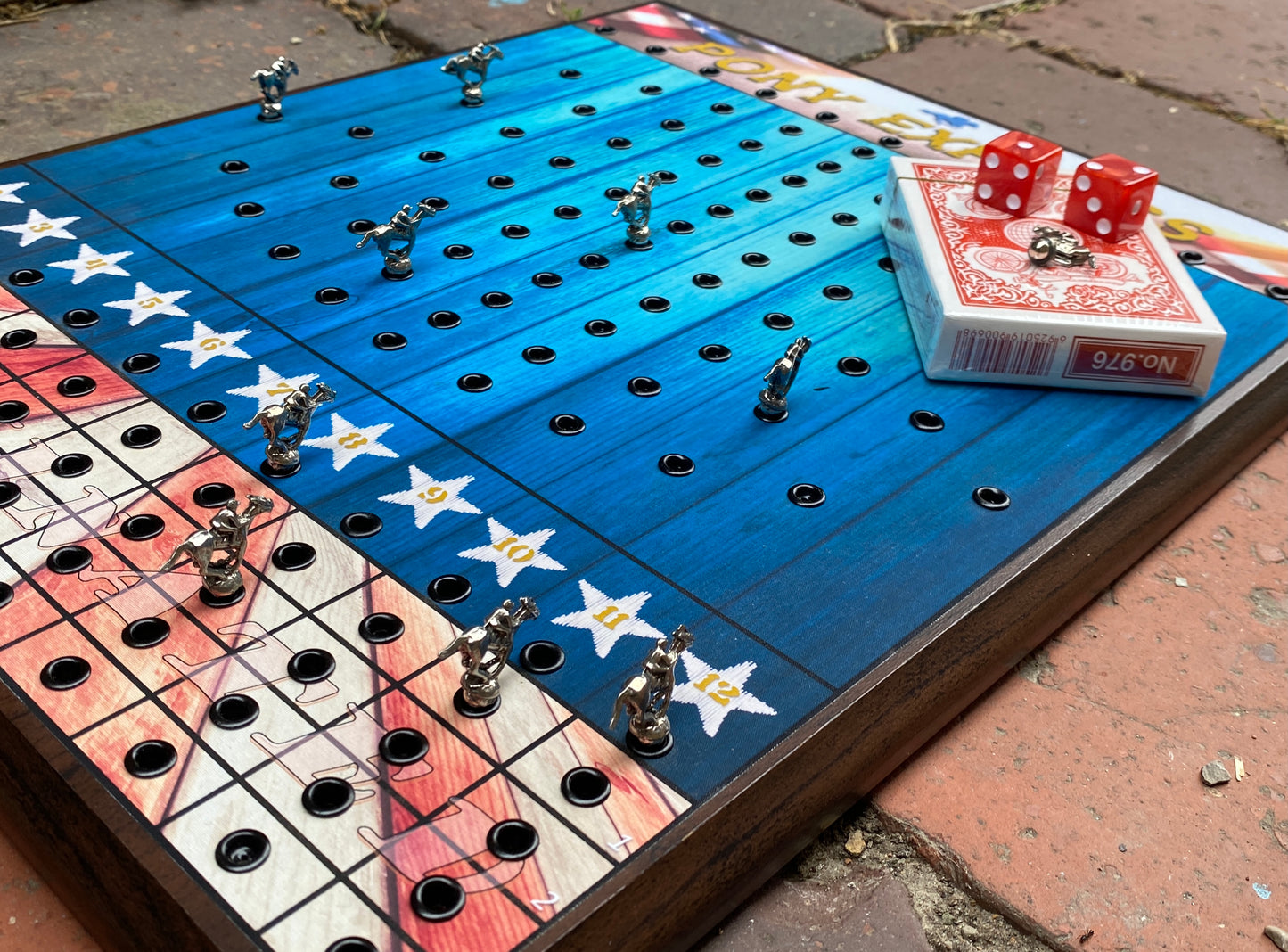 Pony Express - Magnetic Horse Race Board Game | Tabletop Game image 0